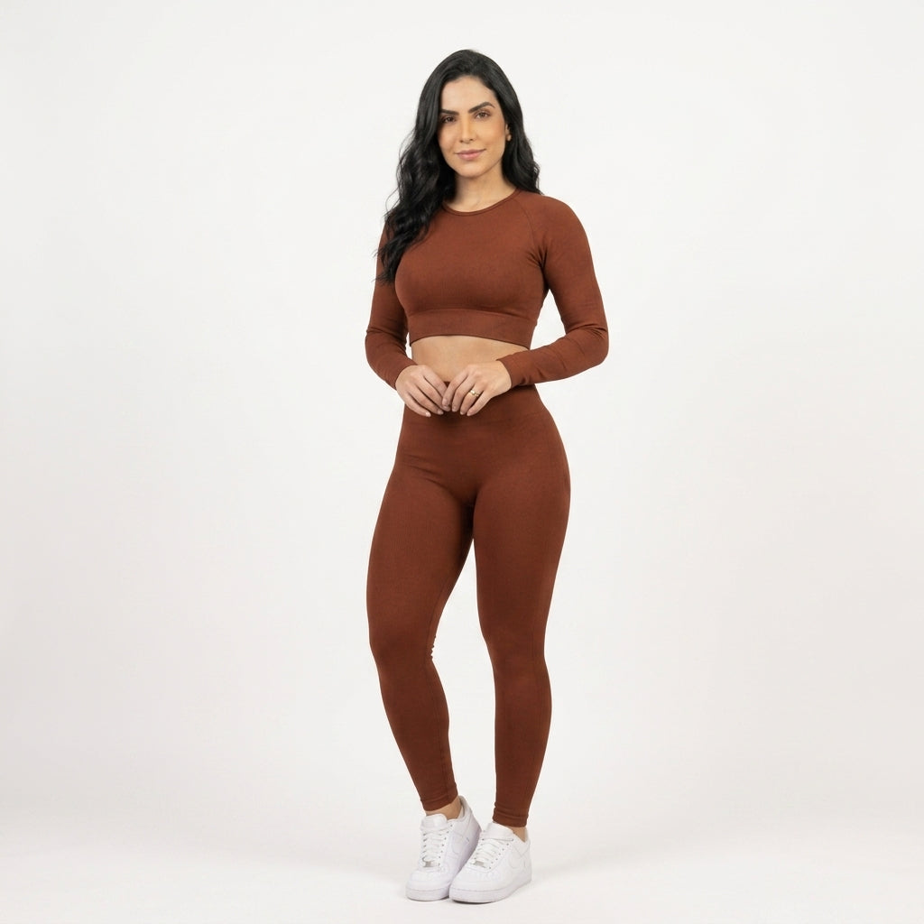 Conjunto Fitness Manga Longa